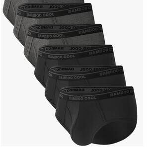 Bamboo Cool Mens Underwear Classic Briefs Breathable 5 pairs Tag Free Sz XXL